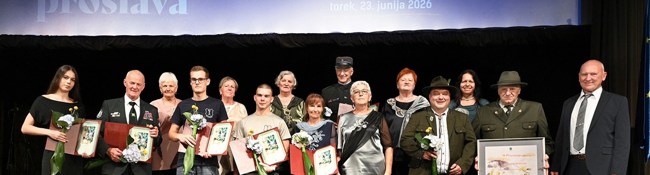Občinski nagrajenci 2026