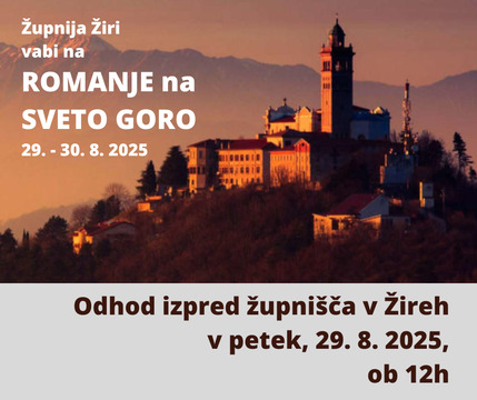 Romanje Sveta Gora 2025