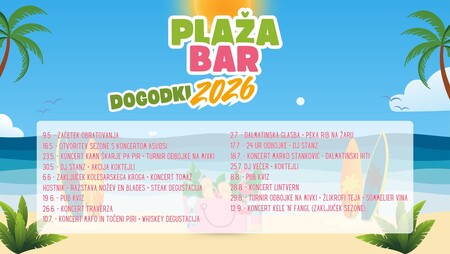 Plaža bar dogodki